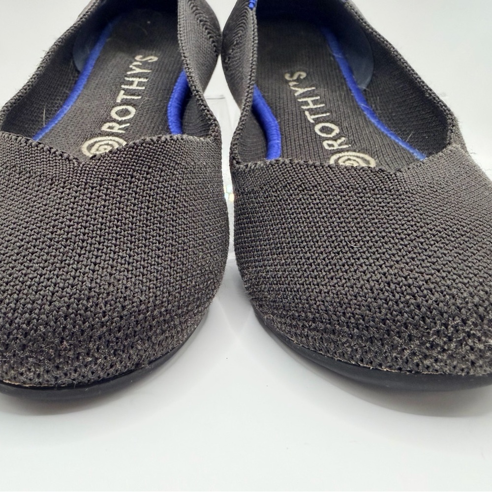 Rothy's Women's Black and Blue Flats - Picture 2 of 2